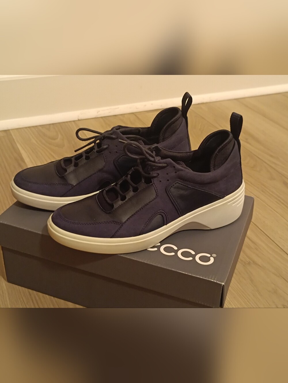 ECCO Soft 7 Wedge W Sneakers, Size 39